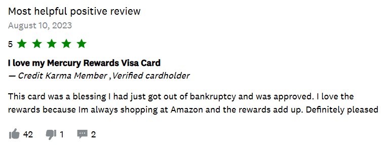 Mercury card reviews