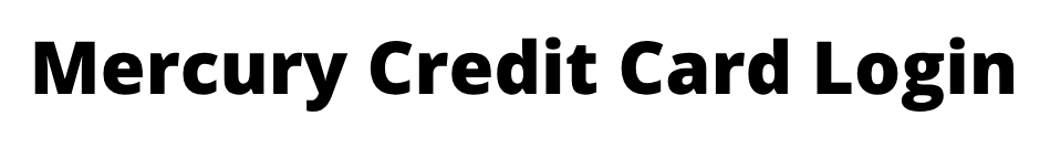 Mercury Credit Card Login
